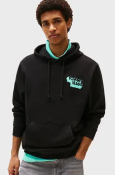 Мужское черное худи STACK BACK LOGO Черный XL Tommy Jeans DM0DM21625