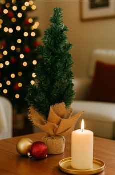 Штучна ялинка - зелений