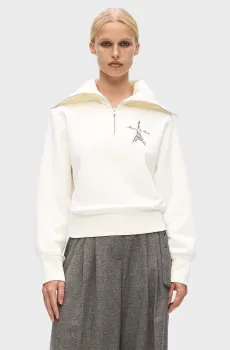 Женская белая кофта eiffel Белый L Karl Lagerfeld A4W20067