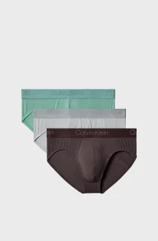 Мужские брифы (3 шт) HIP BRIEF Разноцветный XL Calvin Klein LV00NB4191