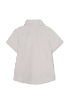 Рубашка с добавлением льна для младенцев BOSS