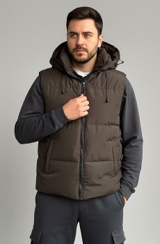 Жилетка мужская в цвете хаки RD-430-khaki