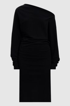 Черное платье миди Bila