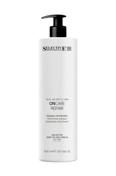 Уценка! Реструктурирующий шампунь Selective Professional OnCare Repair Restructing Shampoo для слабых и тонких волос, 1 л