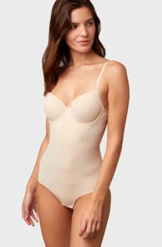 Женский бежевый комбидресс CHARLOTTE Бежевый 70C Etam 6498795