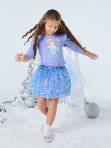 Дитячий комплект одягу Frozen - блакитний Дитячий комплект одягу Frozen - блакитний