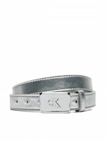 Calvin Klein Jeans Дитячий пояс Metallic Buckle Belt IU0IU00666 Срібний Calvin Klein Jeans Дитячий пояс Metallic Buckle Belt IU0IU00666 Срібний