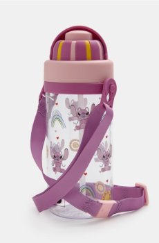 Пляшка для води з ремінцем Lilo & Stitch - різнобарвний