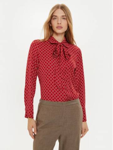 Tommy Hilfiger Блузка Diamond WW0WW43060 Червоний Regular Fit Tommy Hilfiger Блузка Diamond WW0WW43060 Червоний Regular Fit