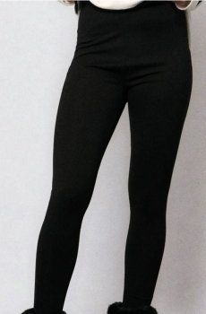 Легінси зі штрипками - чорний