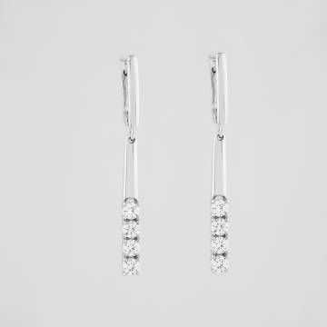 Серебряные серьги Minimal 29203р Серебряные серьги Minimal 29203р