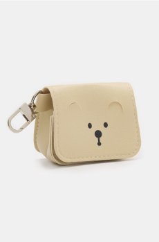 Контейнер для пакетиків із ведмежим мотивом - білий