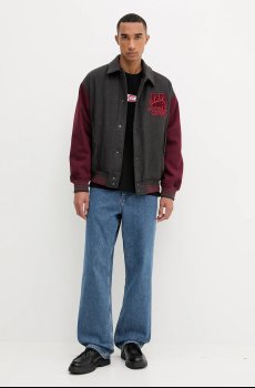 Шерстяная куртка-бомбер HUGO Blaine_RB