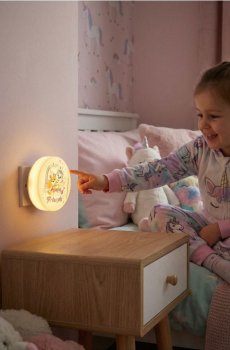 Нічник у розетку PAW Patrol - пурпуровий