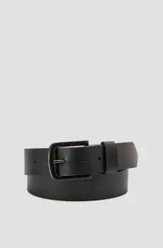 Мужской черный кожаный ремень Черный 95 Levi’s® 38019;0153
