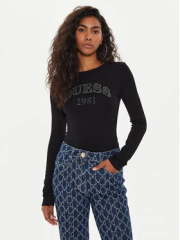 Guess Боді Alexandra W4YP06 K68D2 Чорний Slim Fit Guess Боді Alexandra W4YP06 K68D2 Чорний Slim Fit