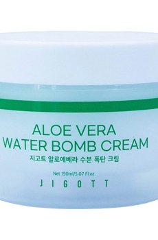Увлажняющий крем для лица Jigott Aloe Vera Water Bomb Cream с экстрактом алоэ, 150 мл