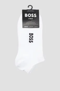 Женские белые носки (2 пары) Белый 35-38 BOSS 50502054;100