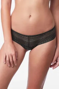 Женские зеленые трусики-шортики INTEMPORELLE Зеленый S Etam 6503915