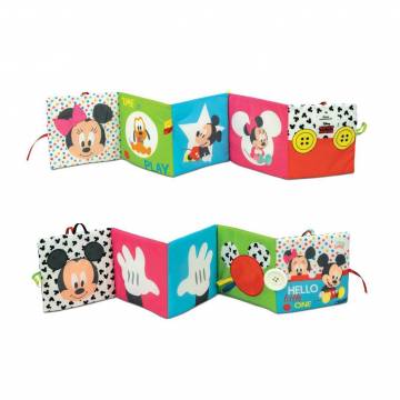 Развивающая мягкая книга-панорамка Clementoni Disney Baby с интерактивными элементами, с рождения, 29*20*5 см (17721) Развивающая мягкая книга-панорамка Clementoni Disney Baby с интерактивными элементами, с рождения, 29*20*5 см (17721)
