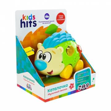 Интерактивная игрушка Kids Hits Каталочка Музыкальный ежик, от 2 лет, 23*3.5*18.5 см (KH18/001) Интерактивная игрушка Kids Hits Каталочка Музыкальный ежик, от 2 лет, 23*3.5*18.5 см (KH18/001)