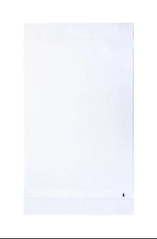 Большое хлопковое полотенце Ralph Lauren Polo Player White 90 x 160 cm
