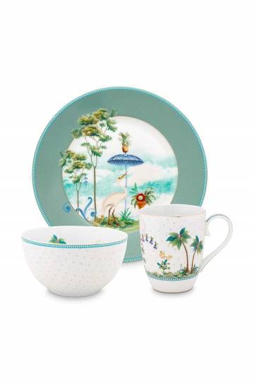 Набор для завтрака Pip Studio Jolie Blue 3 шт