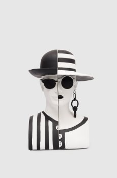 Белая подставка для книг Mrs.White Mr.Black