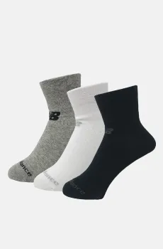 Носки Prf Cotton Flat Knit Ankle (3 пары) Разноцветный 35-38 New Balance LAS95233WM