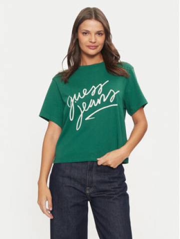 Guess Jeans Футболка W4BI54 K8HM0 Зелений Boxy Fit Guess Jeans Футболка W4BI54 K8HM0 Зелений Boxy Fit
