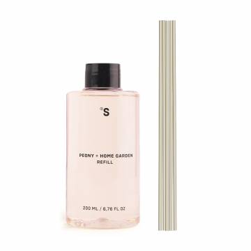 Сменный блок для аромадиффузора Sisters Aroma Peony + Home Garden Refill Пион и домашний сад, 200 мл Сменный блок для аромадиффузора Sisters Aroma Peony + Home Garden Refill Пион и домашний сад, 200 мл