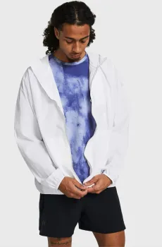 Мужская белая ветровка UA PHANTOM WINDBREAKER Белый XL Under Armour 1381879-100