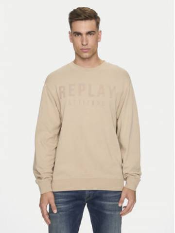 Replay Світшот M6975 .000.21842 Бежевий Regular Fit Replay Світшот M6975 .000.21842 Бежевий Regular Fit