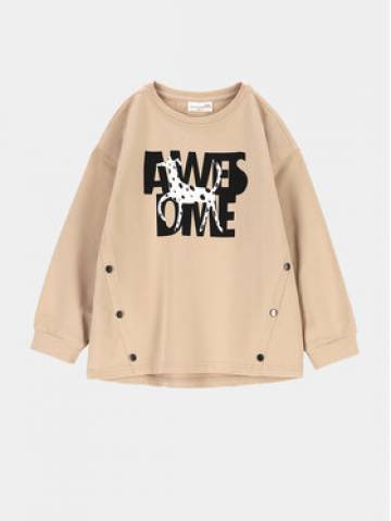 Coccodrillo Світшот ZC3132901MGK Бежевий Relaxed Fit Coccodrillo Світшот ZC3132901MGK Бежевий Relaxed Fit