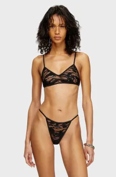 Женский черный бюстгальтер APRIL-UTLT REGGISENO Черный XS Diesel A19227 0DRAK