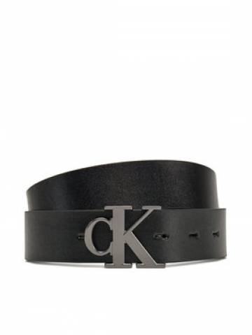 Calvin Klein Jeans Чоловічий ремінь Monogram Plaque 35mm Rev/Adj LV04G7002G Чорний Calvin Klein Jeans Чоловічий ремінь Monogram Plaque 35mm Rev/Adj LV04G7002G Чорний