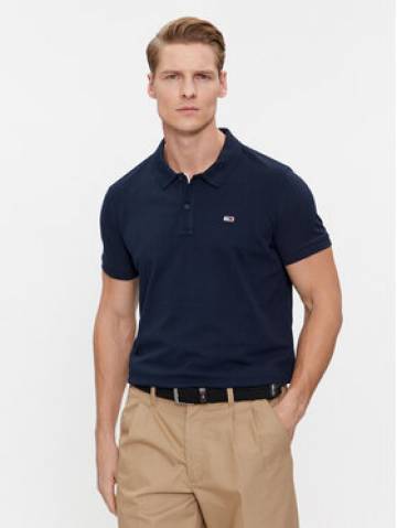 Tommy Jeans Поло DM0DM18312 Cиній Slim Fit Tommy Jeans Поло DM0DM18312 Cиній Slim Fit