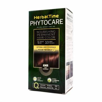 Безаммиачная краска для волос Herbal Time Phytocare Permanent Hair Color 6NR Насыщенный махагон, 125 мл Безаммиачная краска для волос Herbal Time Phytocare Permanent Hair Color 6NR Насыщенный махагон, 125 мл