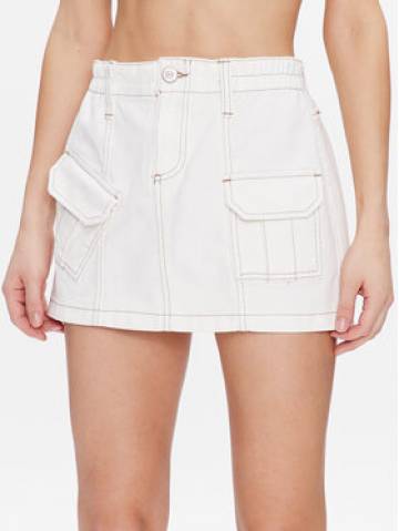 BDG Urban Outfitters Cпідниця-міні BDG Y2K DENIM SKIRT WHITE 76471838 Білий Feminine Fit BDG Urban Outfitters Cпідниця-міні BDG Y2K DENIM SKIRT WHITE 76471838 Білий Feminine Fit