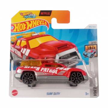 Базовый автомобиль Hot Wheels Surf Duty, красно-белая, от 3 лет, 11*3.5*11 см (5785)