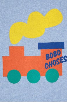 Хлопковый лонгслив для младенцев Bobo Choses Choo Choo