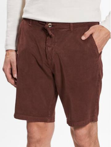 INDICODE Шорти з тканини Vino 70-644 Коричневий Regular Fit INDICODE Шорти з тканини Vino 70-644 Коричневий Regular Fit