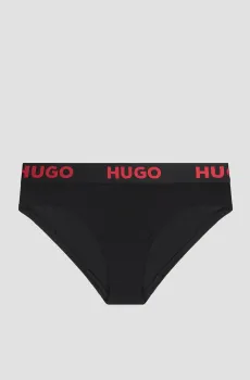 Женские черные трусики Черный XL HUGO 50469643;001