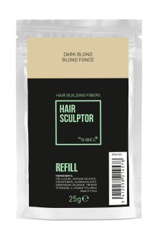 Уценка! Пудра для маскировки залысин волос Sibel Hair Sculptor Темный блонд, 25 г (рефил)