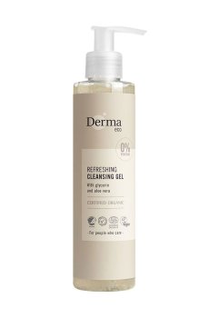 Гель для умывания Derma Eco Refreshing Cleansing Gel с глицерином и алоэ вера, 200 мл