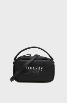 Женская черная сумка BOLD SCRIPT Черный ONESIZE Tommy Jeans AW0AW19053