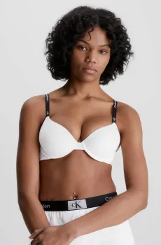Женский белый бюстгальтер LIGHTLY LINED DEMI Белый 36E Calvin Klein 000QF7219E