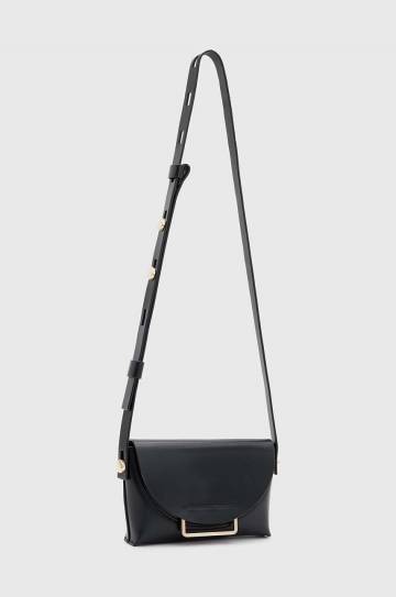 Кожаная сумочка AllSaints FRANCINE цвет чёрный Кожаная сумочка AllSaints FRANCINE цвет чёрный