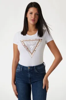 Женская белая футболка Белый XS Guess W5RI22.J1314;G011