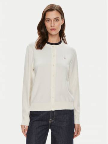 Tommy Hilfiger Кардиган WW0WW42370 Écru Regular Fit